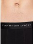 Tommy Hilfiger 3p TRUNK METALLIC WB  UM0UM03411-0SJ, Σετ 3 Μπόξερ με μεταλλιζέ λογότυπο σε συσκευασία Δώρου, ΜΑΥΡΟ